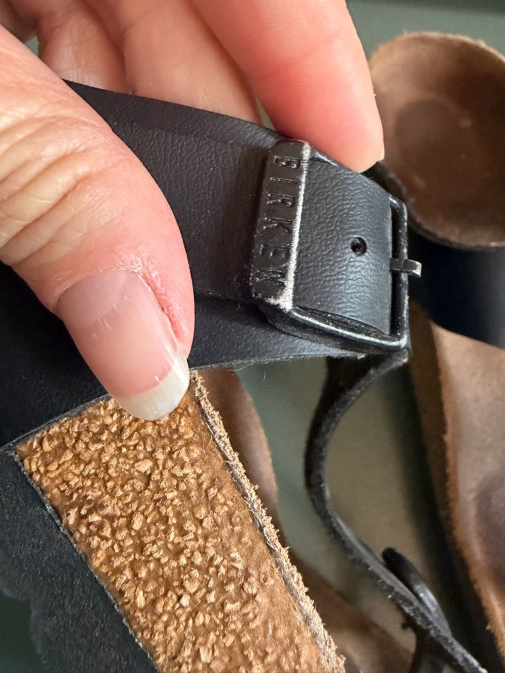 Birkenstock Gizeh In Black Birko-Flor - Picture 8 of 13